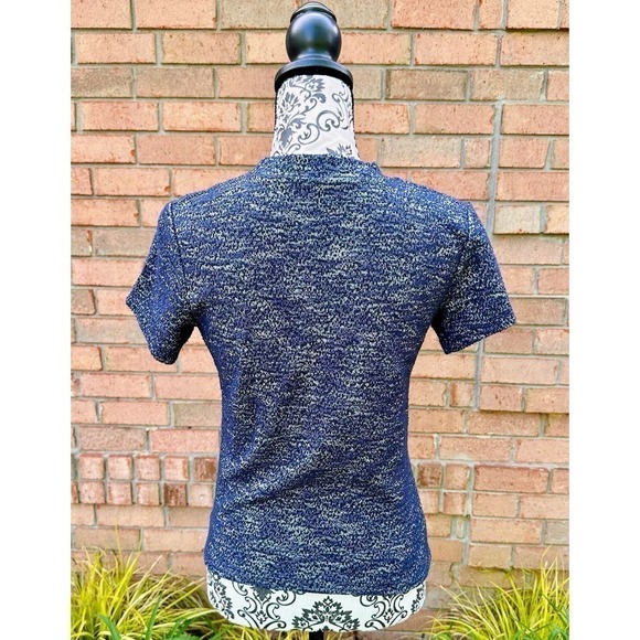 EUC Free People “Hannah” Fitted Short Sleeve Tee Mock Turtleneck Medium - Picture 4 of 8